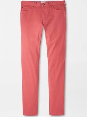 Peter Millar Signature Sateen 5-Pocket Pant - size 34 - Excellent Condition